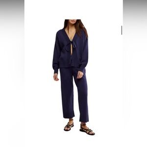 Free People Solar Cardigan Set EUC